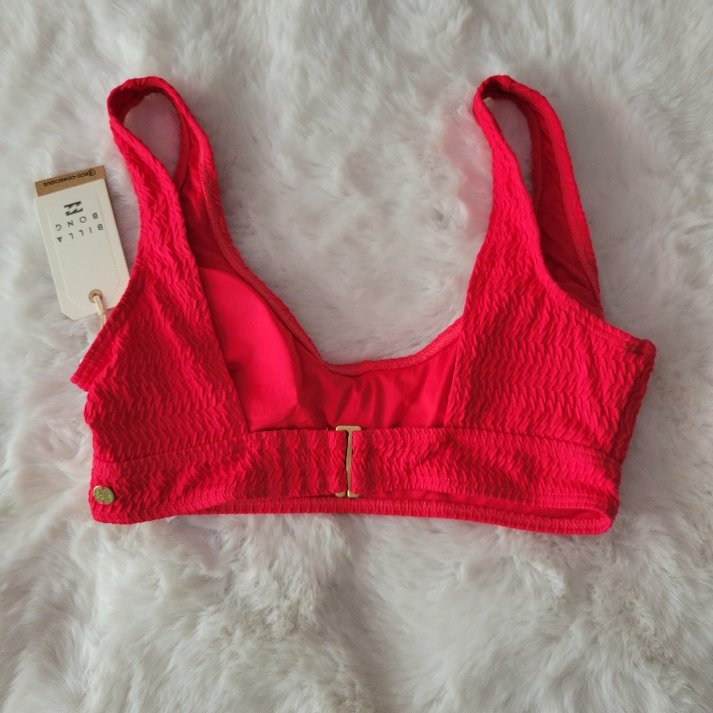 🏖BILLABONG BRAND NEW CHASING TIDES BIKINI TOP SIZE M/10 - Picture 7 of 8